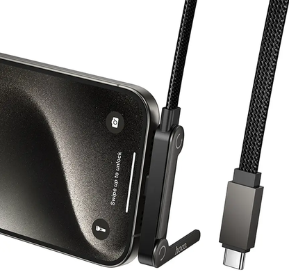 Cable de Datos y Carga USB-C - USB-C HOCO U150 Exquisite, 60W, 1.2m, Negro