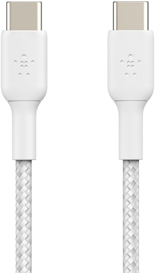 Cable de Datos y Carga USB-C - USB-C Belkin BoostCharge Pro, 60W, 2m, Blanco CAB004bt2MWH