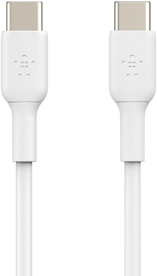 Cable de Datos y Carga USB-C - USB-C Belkin BoostCharge, 60W, 2m, Blanco CAB003bt2MWH