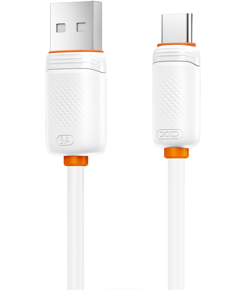 Cable de Datos y Carga USB-A - USB-C XO Design NB302, 18W, 1m, Blanco