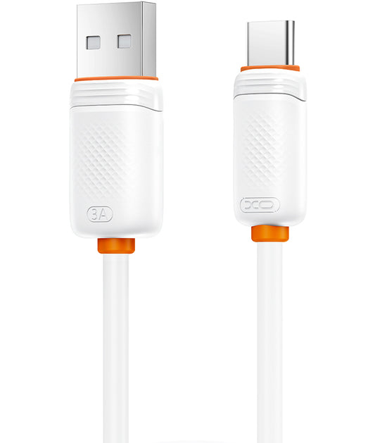 Cable de Datos y Carga USB-A - USB-C XO Design NB302, 18W, 1m, Blanco