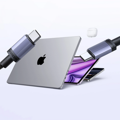 Cable de Datos y Carga USB-C - USB-C UGREEN, 100W, 2m, Negro