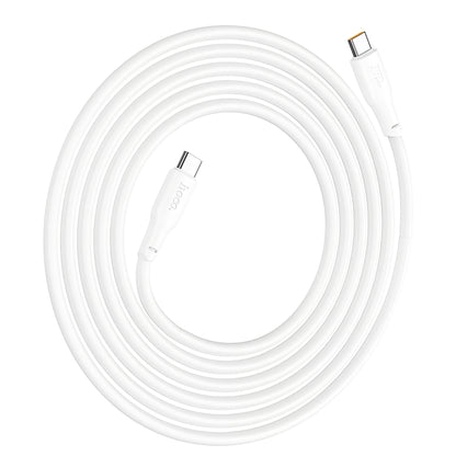 Cable de carga y datos USB-C - USB-C HOCO X93 USB-C, 240W, 2m, Blanco 