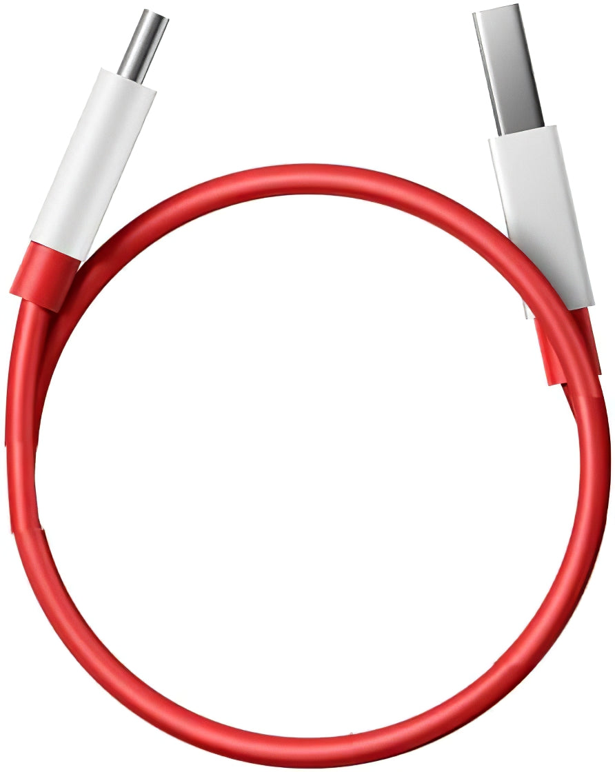 Cable de datos y carga USB-A - USB-C OnePlus DL129, 100W, 1m, Rojo 5461100530