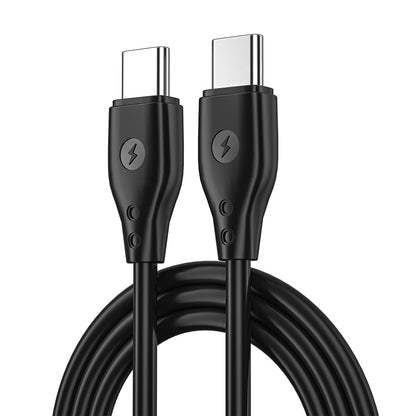 Cable de carga y datos USB-C - USB-C WiWu Wi-C002, 67W, 1m, Negro 