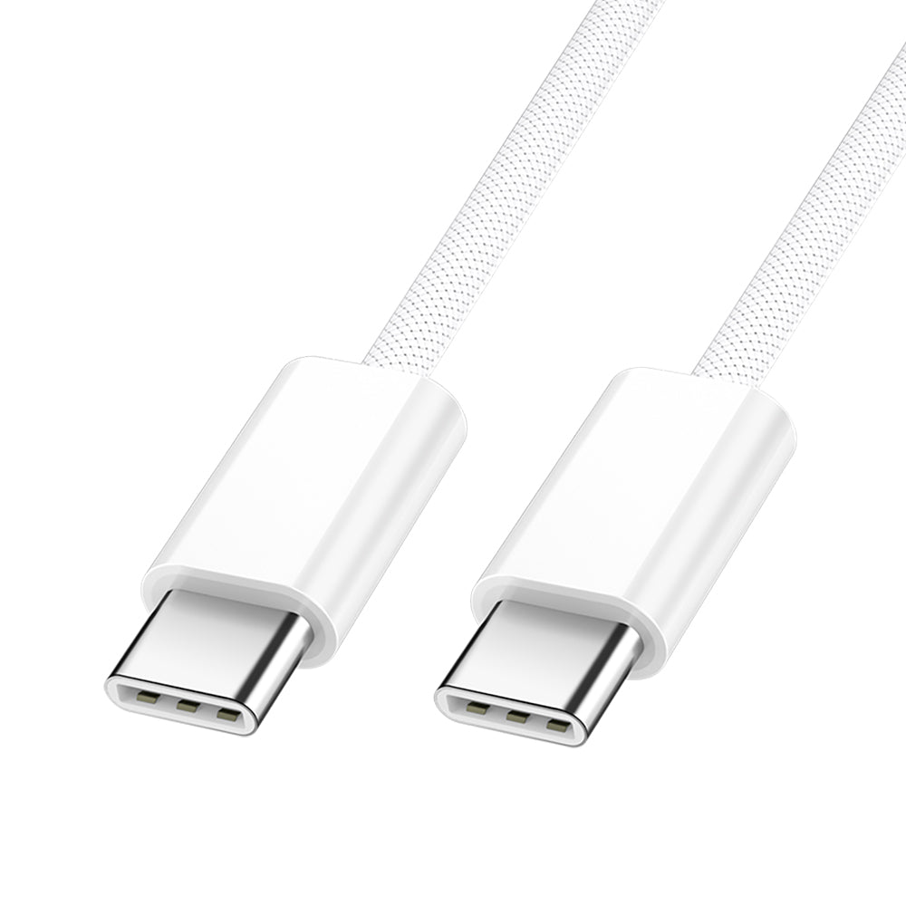 Cable de Datos y Carga USB-C - USB-C BWOO BO-X284, 60W, 1m, Blanco
