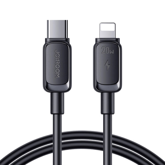 Cable de Datos y Carga USB-C - Lightning Joyroom A14, 20W, 1.2m, Negro