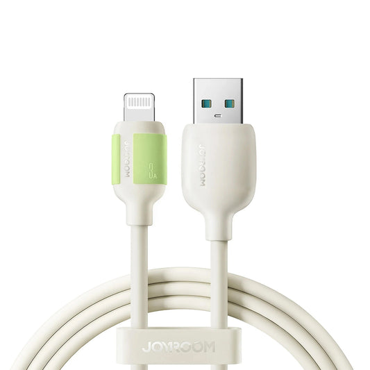 Cable de Datos y Carga USB-A - Lightning Joyroom S-A53, 18W, 1.2m, Beige