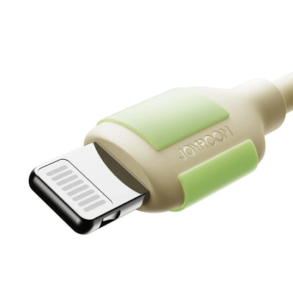 Cable de Datos y Carga USB-C - Lightning Joyroom S-A53, 30W, 1.2m, Beige