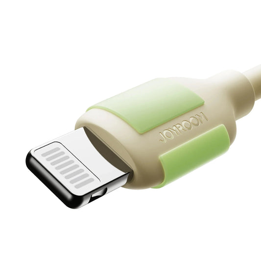 Cable de Datos y Carga USB-C - Lightning Joyroom S-A53, 30W, 1.2m, Beige