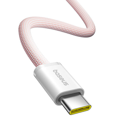Cable de Datos y Carga USB-C - USB-C Baseus Dynamic 4 Series, 100W, 1m, Rosa P10381400411-00