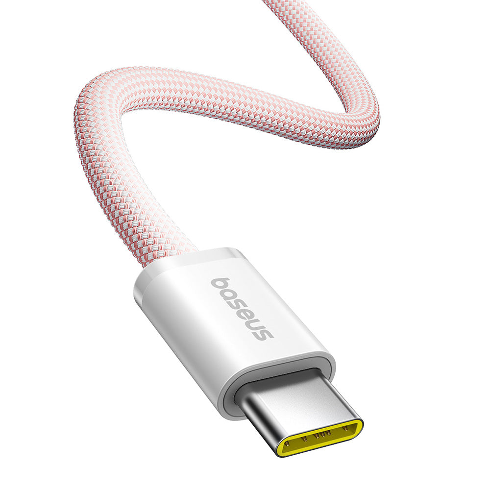 Cable de Datos y Carga USB-C - USB-C Baseus Dynamic 4 Series, 100W, 2m, Rosa P10381400411-01