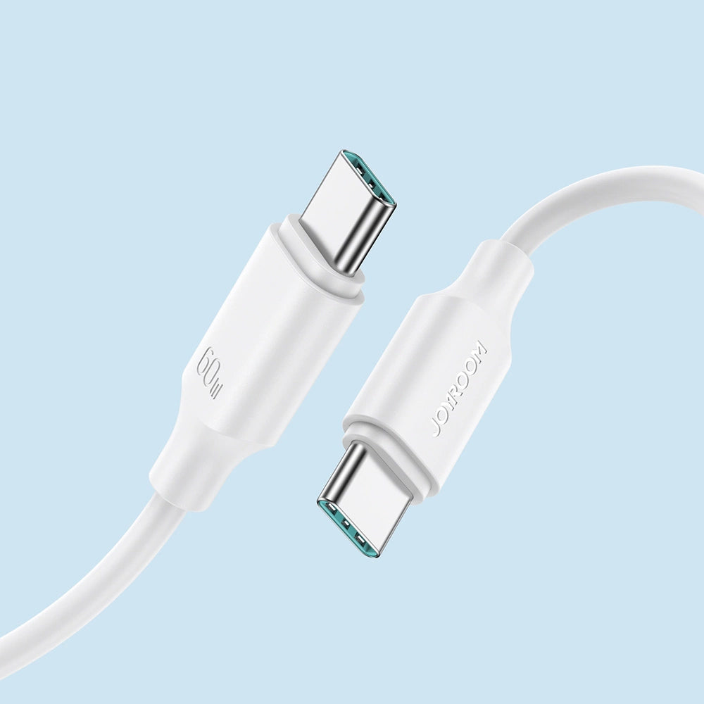 Cable de Datos y Carga USB-C - USB-C Joyroom S-A9, 60W, 1m, Blanco