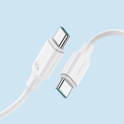 Cable de Datos y Carga USB-C - USB-C Joyroom S-A9, 60W, 1m, Blanco