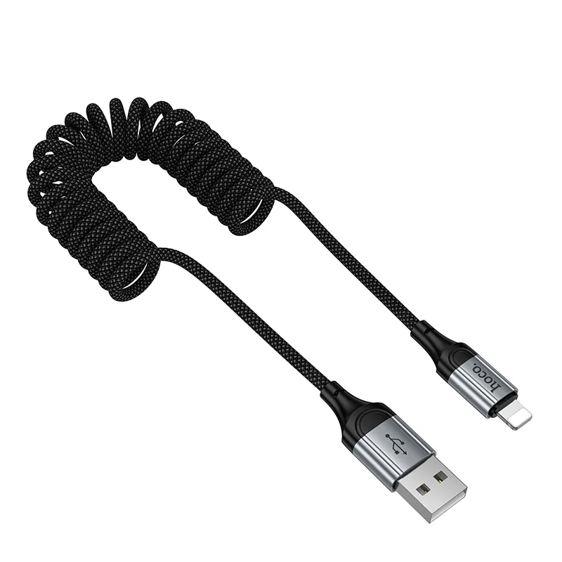 Cable de Datos y Carga USB-A - Lightning HOCO X121, 27W, 1.5m, Negro