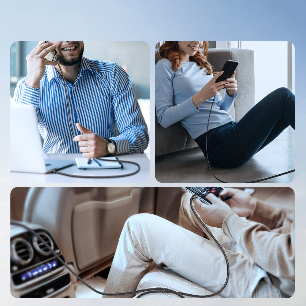 Cable de Datos y Carga USB-A - USB-C Joyroom S-A25 Light-Speed, 100W, 1.2m, Negro