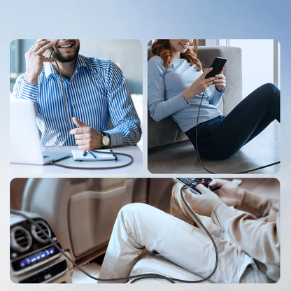 Cable de Datos y Carga USB-A - USB-C Joyroom S-A25 Light-Speed, 100W, 1.2m, Negro