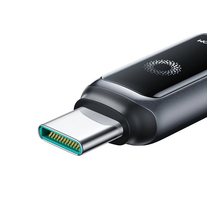 Cable de Datos y Carga USB-A - USB-C Joyroom S-A55 StarFlight Display, 66W, 1.2m, Negro