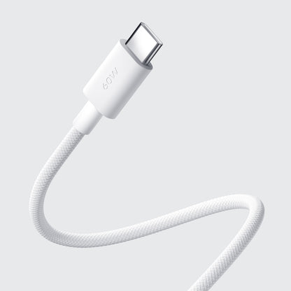Cable de Datos y Carga USB-C - USB-C Xiaomi, 60W, 1m, Blanco BHR0878GL