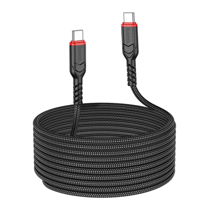 Cable de Datos y Carga USB-C - USB-C HOCO X59 Victory, 60W, 3m, Negro