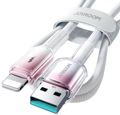 Cable de Datos y Carga USB-A - Lightning Joyroom S-A42, 18W, 1.2m, Blanco
