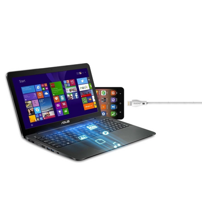 Cable de Datos y Carga USB-A - Lightning Dudao L4L, 18W, 1m, Blanco