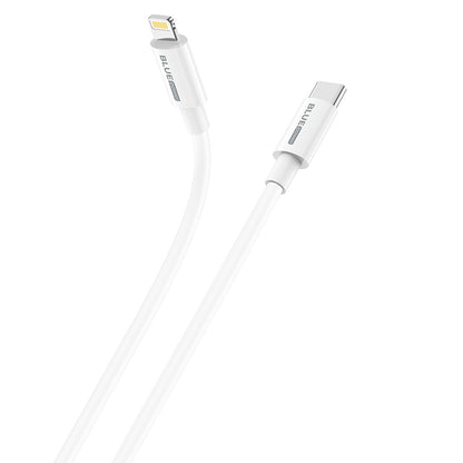 Cable de carga y datos USB-C - Lightning BLUE Power BBX36, 18 W, 1 m, blanco