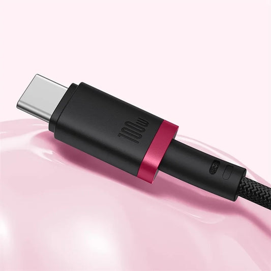 Cable de Datos y Carga USB-C - USB-C Baseus Dura Series, 240W, 1m, Rojo P10377803U03-01