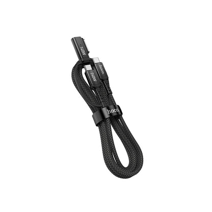 Cable de Carga HOCO U142, USB-C - USB-C / MagSafe 3, 240W, 1.8m, Negro