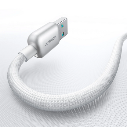 Cable de Datos y Carga USB-A - Lightning Joyroom S-A55 StarFlight Display, 18W, 1.2m, Blanco