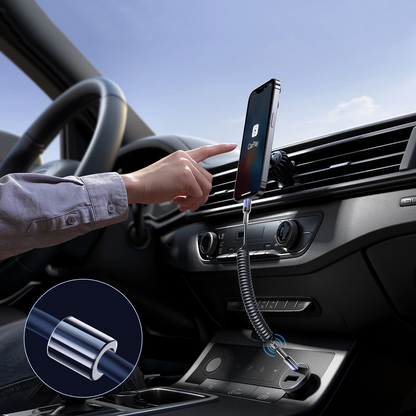 Cable de Datos y Carga USB-C - Lightning Joyroom S-A43 Crystal, 30W, 1.5m, Negro