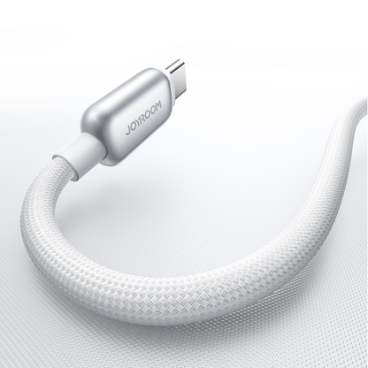 Cable de Datos y Carga USB-C - Lightning Joyroom S-A55 StarFlight Display, 30W, 1.2m, Blanco