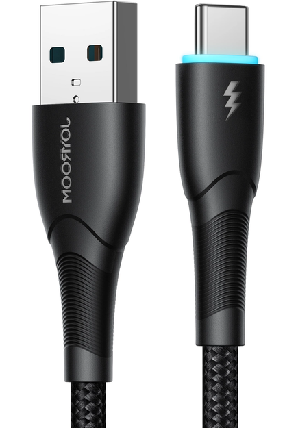Cable de Datos y Carga USB-A - USB-C Joyroom S-A32, 18W, 1m, Negro