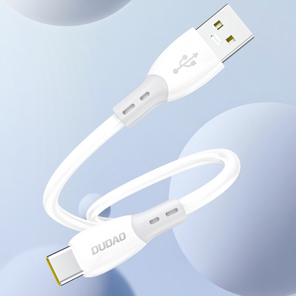 Cable de Datos y Carga USB-A - USB-C Dudao L25ST, 100W, 1m, Blanco