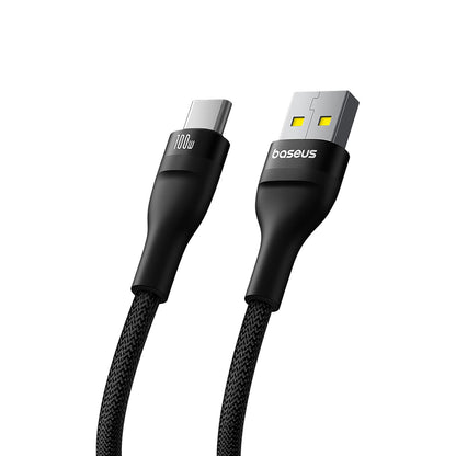 Cable de Datos y Carga USB-A - USB-C Baseus Flash Series II, 100W, 2m, Negro P10311804111-01