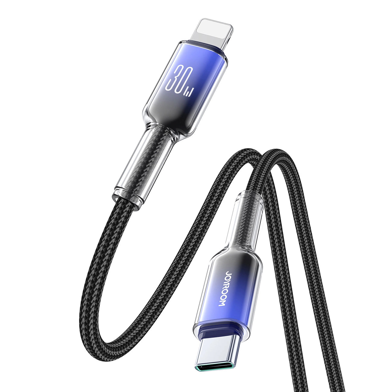 Cable de Datos y Carga USB-C - Lightning Joyroom S-A42, 30W, 1.2m, Negro