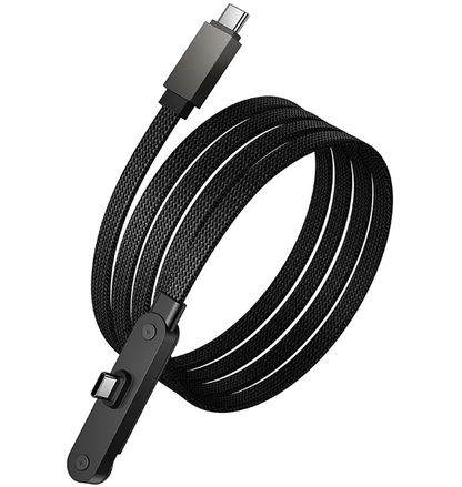Cable de Datos y Carga USB-C - USB-C HOCO U150 Exquisite, 60W, 1.2m, Negro