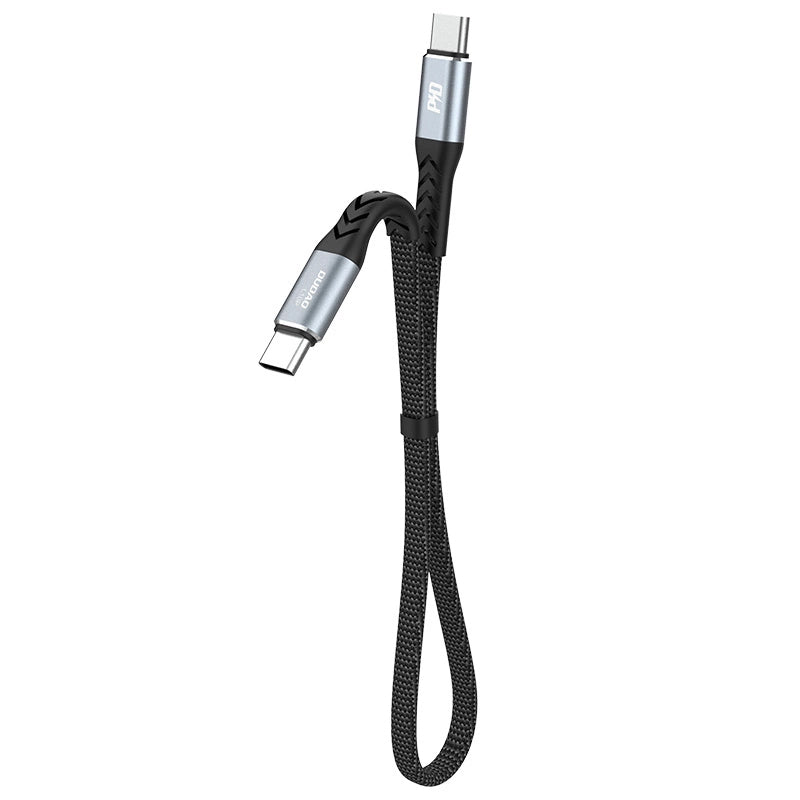 Cable de Datos y Carga USB-C - USB-C Dudao L10C, 100W, 0.23m, Negro