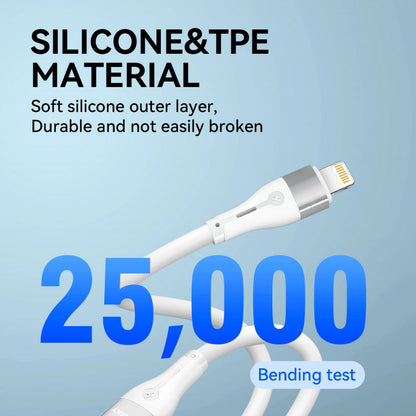 Cable de Datos y Carga USB-C - Lightning WZK WSTCL1, 27W, 1m, Blanco
