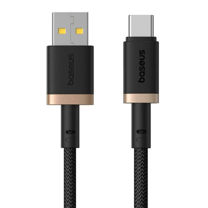 Cable de Datos y Carga USB-A - USB-C Baseus Dura Series, 60W, 1m, Dorado P10377802U01-00