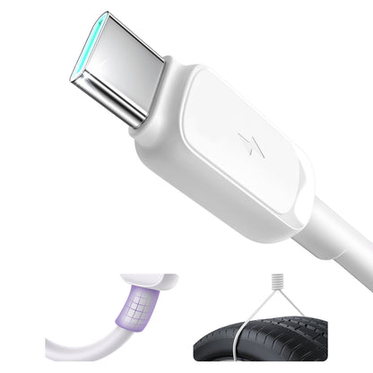 Cable de Datos y Carga USB-A - USB-C Joyroom S-A14, 20W, 1.2m, Blanco