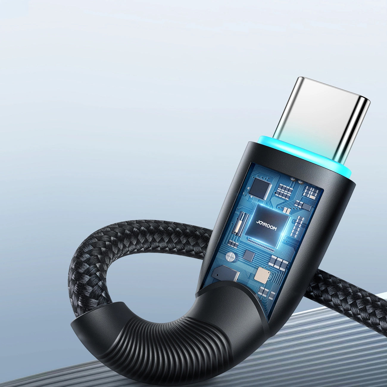 Cable de Datos y Carga USB-A - USB-C Joyroom S-A32, 100W, 1m, Negro
