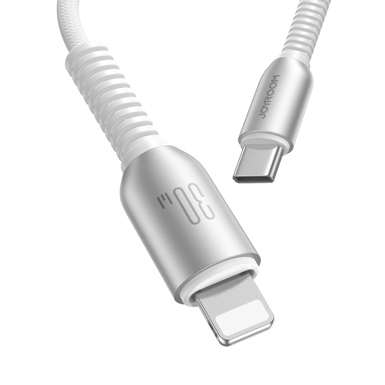 Cable de Datos y Carga USB-C - Lightning Joyroom S-A51, 30W, 1.2m, Gris