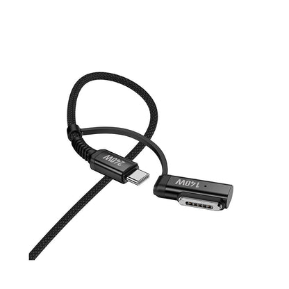 Cable de Carga HOCO U142, USB-C - USB-C / MagSafe 3, 240W, 1.8m, Negro