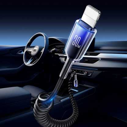 Cable de Datos y Carga USB-C - Lightning Joyroom S-A43 Crystal, 30W, 1.5m, Negro