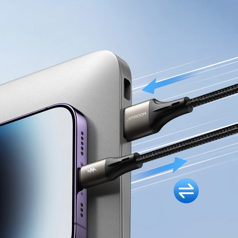 Cable de Datos y Carga USB-A - USB-C Joyroom S-A25 Light-Speed, 100W, 1.2m, Negro