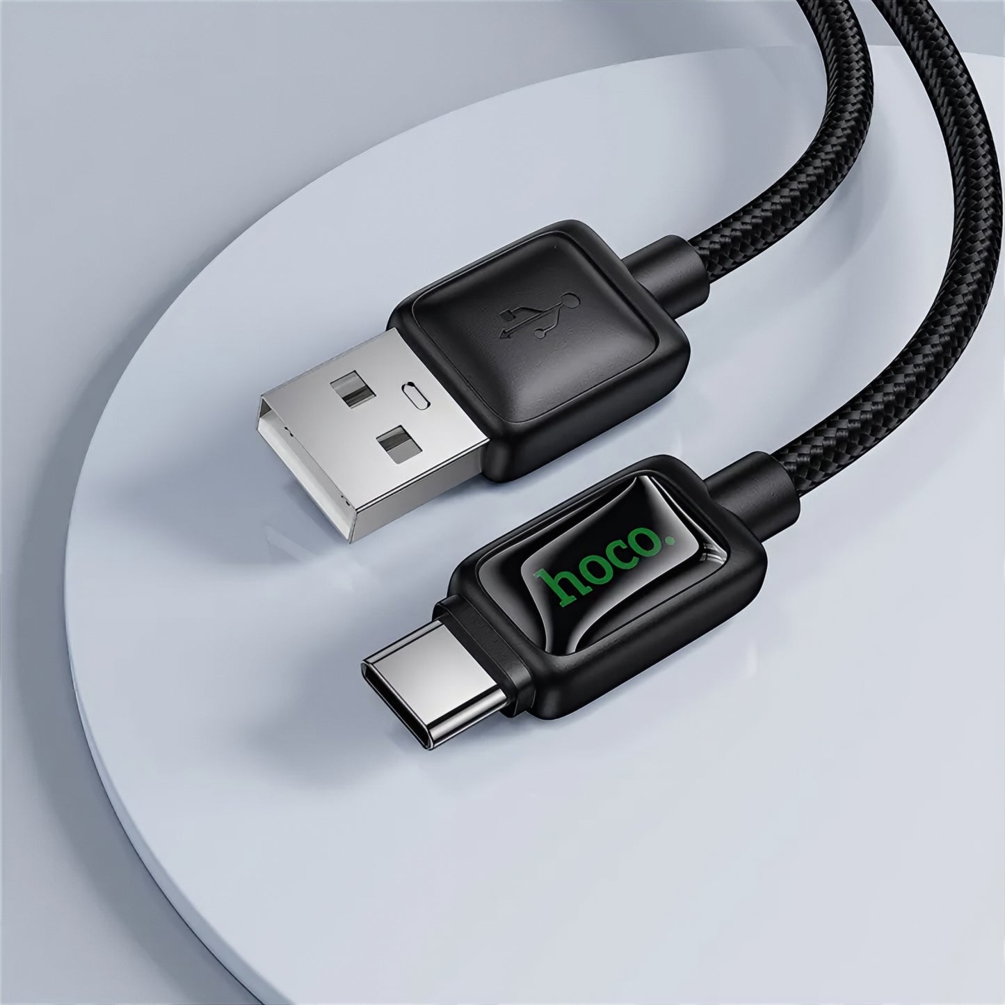 Cable de Datos y Carga USB-A - USB-C HOCO U146, 36W, 1.2m, Negro