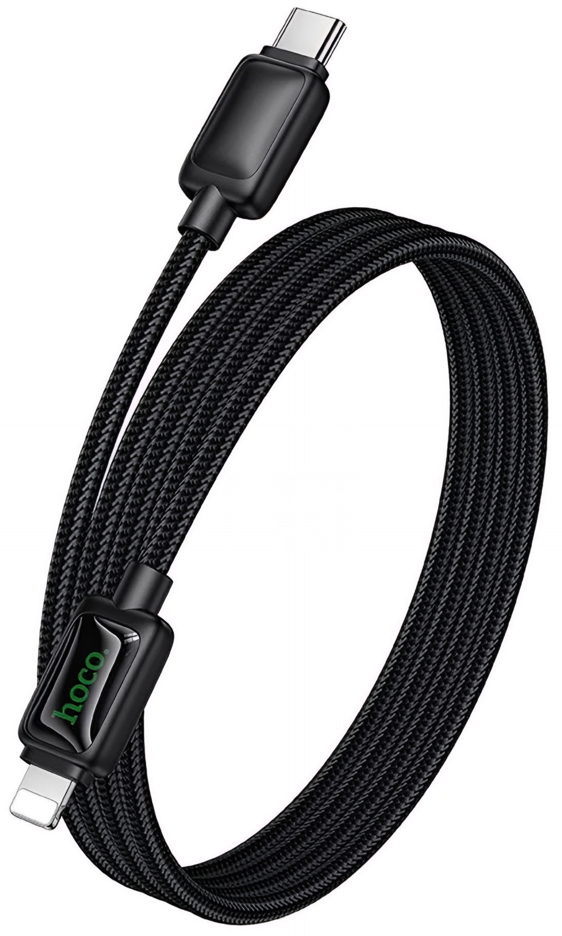Cable de Datos y Carga USB-C - Lightning HOCO U146, 30W, 1.2m, Negro