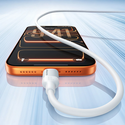 Cable de Datos y Carga USB-A - USB-C Joyroom S-A62 Lively, 18W, 1.2m, Blanco