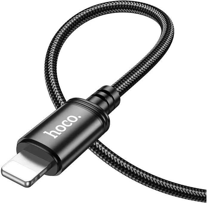 Cable de Datos y Carga USB-C - Lightning HOCO X89, 27W, 2m, Negro